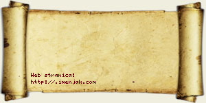 Omilj Nestorović vizit kartica